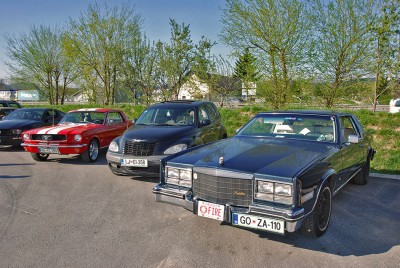 `85 Cadillac Eldorado, Chrysler PT Cruiser, 1.gen. Ford Mustang